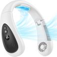 Climatiseur de cou, ventilateur de cou portable avec plaque de refroidissement rotative à 360°