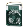 Climatiseur Portable Bureau Personnel 5 Trous Air Roucoulement Ventilateur de Table Silencieux Rechargeable pour Bureau à Domicile
