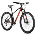 Vélo électrique VTT musculaire Leader Fox Sonora 2022 - noir/orange mat - 170/178 cm-0