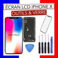 Ecran LCD Iphone X qualité originale + kit outils + verre trempé-0