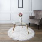 HOME DECO FACTRY TABLE RONDE EN VERRE DIAM 80 CM