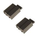Cassettes doubles EMC - DOMENA - Lot de 2 - Anti-tartre - Compatible centrales vapeur - Mixte