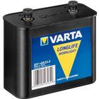 PILE BLOC D' ALIMENTATION LONGLIFE 4R25-2 (540) Zinc batterie de chlorure, 6 V VARTA