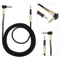Cable de remplacement audio Tangxi Cable tressé pour casque d’écoute audio pour AKG K450 K451 K452 K480 Q460 123cm / 4feet san