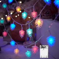 Guirlande Lumineuse de Noël, 6M 40LED Girlande de Lumineux Noël pour Sapin de Noël, IP44 Imperméable Mini Intérieur Lumière