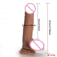 GODEMICHET - RABIT - VIBROMASSEUR,Sangle sur pantalon réaliste long gode pénis lesbien artificiel détachable ventouse - Type Small