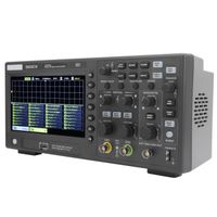 HURRISE Oscilloscope numérique DSO2C10 Oscilloscope à stockage numérique 100 MHz 2CH 1GSa/s Outil de maintenance électronique