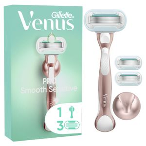 Pack De Démarrage Rasoir Gillette Venus + 2 Lames Satin Care - Neuf Pour Peau Et Poils Pubiens