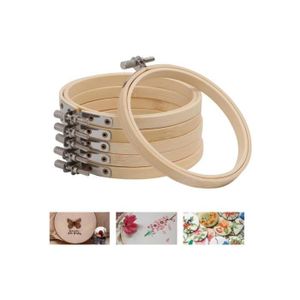 Lot De 4 Supports En Bois Triangulaires Pour Cerceaux De Broderie - Présentoir Pour Broderie, Point De Croix, Petits Cadres - 10