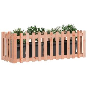 JARDINIÈRE - BAC A FLEUR Atyhao Lit surélevé de jardin design de clôture bois douglas massif A832495 84530