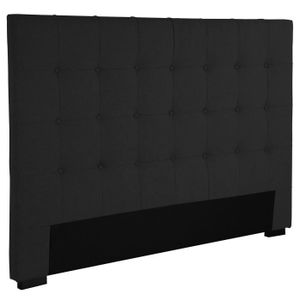 Tete De Lit Bois Noir 180
