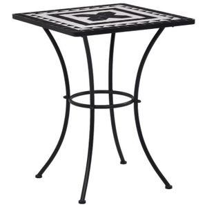 table de bistro table de jardin table de bar mosaique gris 61 cm ceramique nouveau 483990 cdiscount jardin