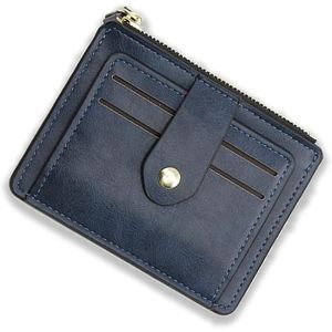 MagiDeal Porte-Monnaie Homme Toile Porte-Cartes De Crédit ID Bleu 1 