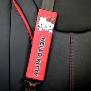 FOURREAU DE CEINTURE rouge - Housse de ceinture de siège de voiture, 1 