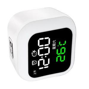 HORLOGE - PENDULE Dilwe horloge LED Réveil LED Veilleuse USB Recharg