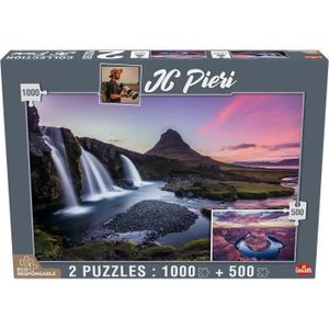 PUZZLE Puzzle Adulte - Collection Jc Pieri - 2 Puzzles : 