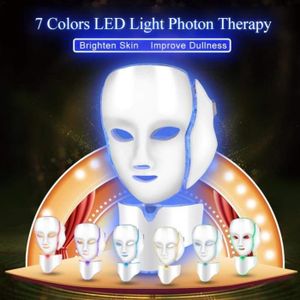 MASQUE VISAGE - PATCH Masque de Luminothérapie LED Photon 7 Couleurs ave