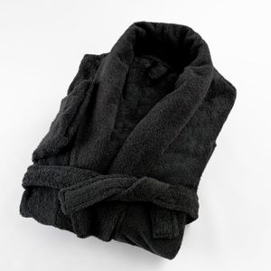 peignoir eponge noir