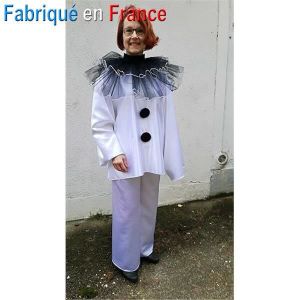 Déguisement Femme - Déguisement Pierrot - Taille au Choix - Jour de Fête -  Femme - Déguisement
