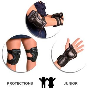 GENOUILLÈRE - COUDIÈRE Kit de protection roller complet genoulliere coudiere et protege poignets pour enfant Taille - L