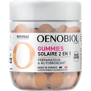 SOLAIRE CORPS VISAGE Oenobiol Gummies Solaires 60 Comprimés TU Blanc