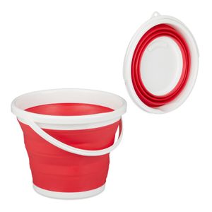 Seau De Rangement Flexible 43 Litres - Multicolore Avec Anses - Pour Jardin, Ménage, Transport