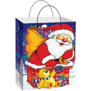 Sac Cadeau Noël - Grand Format - Ange - 26 x 23 x 12 cm