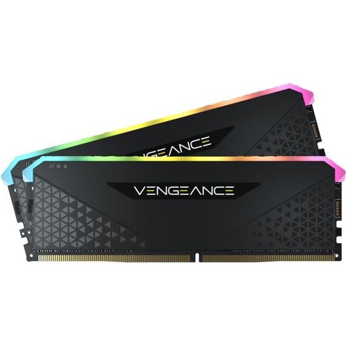 RAM CORSAIR VENGEANCE RGB PRO SERIES 16 GO (1X 16 GO) DDR4 3600 MHZ CL18  pas cher en France