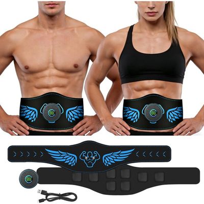 Appareil EMS Abdominaux – 10 Modes, 39 Niveaux, écran LCD, Recharge USB, Pour Ventre, Bras, Jambes, Discret