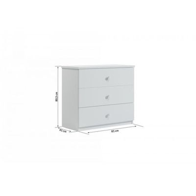 Commode enfant BABYDREAMS camion - Blanc