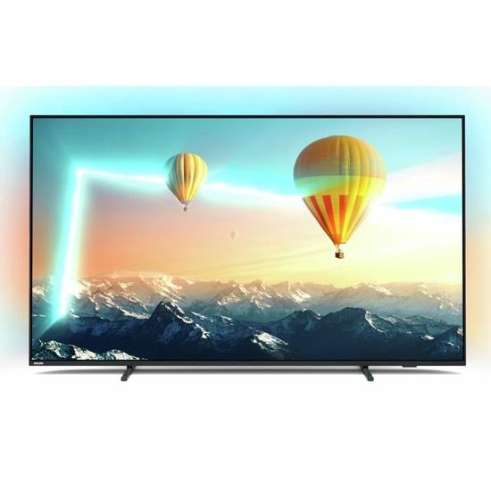 PHILIPS 50PUS8007/12 - TV LED 50" (126cm) - UHD 4K - Ambilight 3 côtés - Dolby Vision - son Dolby Atmos - Android TV - 4 X HDMI