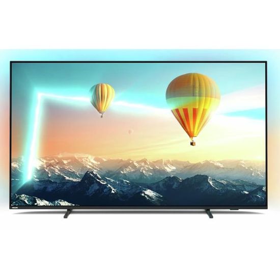 PHILIPS 55PUS8007/12 - TV LED 55" (139cm) - UHD 4K - Ambilight 3 côtés - Dolby Vision - son Dolby Atmos - Android TV - 4 X HDMI