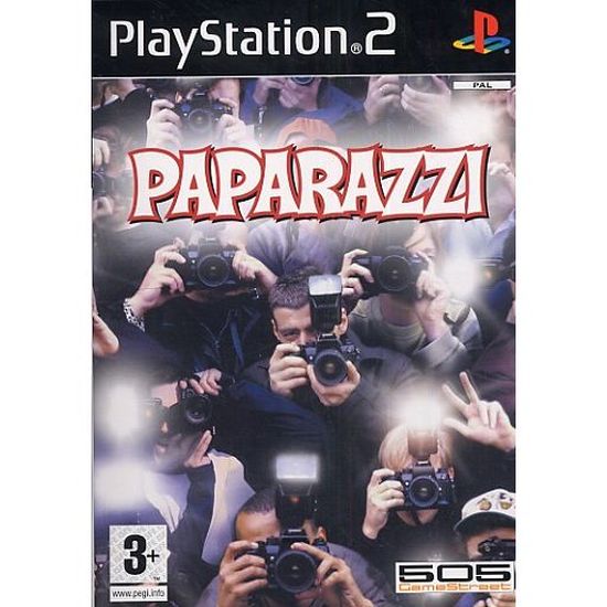 Jeu Paparazzi PS2 - Version PAL FR/ITA/UK, Neuf Sous Blister, Pour PlayStation 2, Genre Action/fête