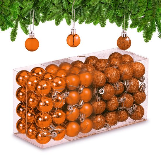 Boules De Noël Incassables Qikaide - Lot De 12, 6 Cm, Finitions Mates, Brillantes Et Pailletées - 12