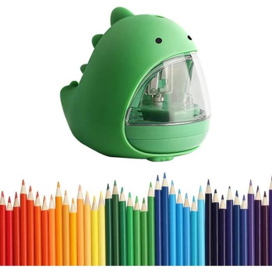 Taille-Crayon Électrique JIJICZ USB Et Piles - Affûtage Rapide Pour Enfants Et Artistes, Bleu