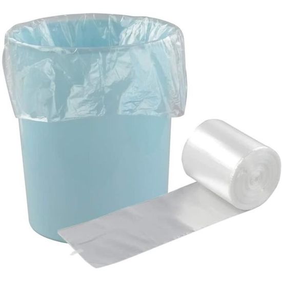 Lot De Rouleaux De Sacs Poubelle Jaunes Avec Cordon De Serrage