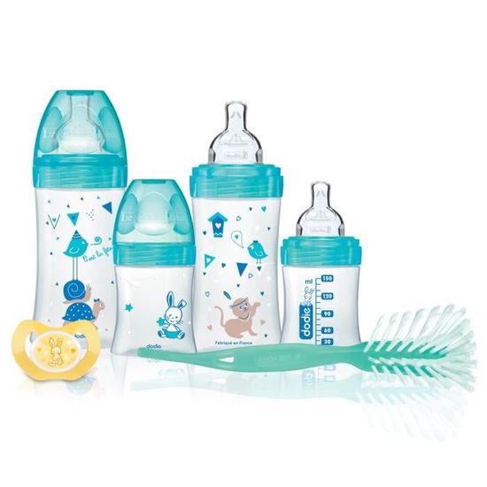 .com: Dodie Sensation Newborn Package + 4A Bottles (2X150Ml 2X270Ml)  + Brush + 1A Physiological Dummy 0 2A Months : Baby