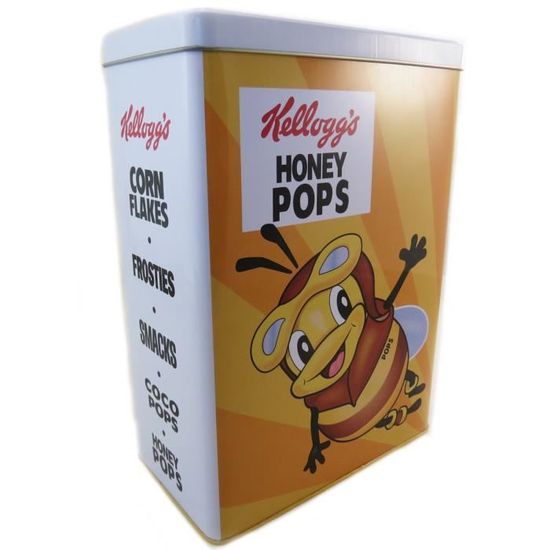 Boite à céréales métal Hopo pop's - Les Boîtes/Les Boîtes de