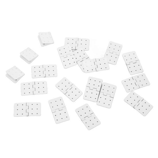 Lot De 40 Charnières D'aile Pour Avion RC - Charnières En Plastique Léger Pour Modèles Réduits