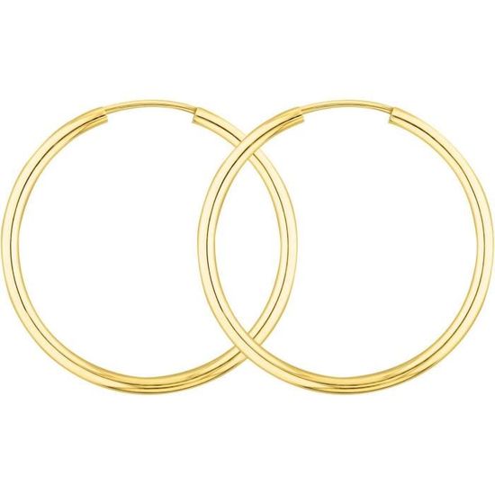 Boucles d'oreilles plaqué or pendantes ange