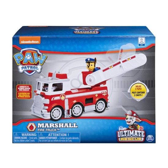 Pat Patrouille Marshall fire truck Cdiscount Jeux Jouets