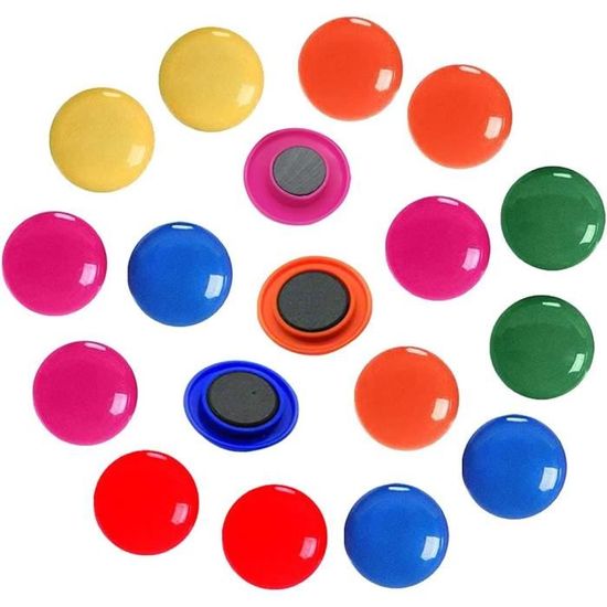 Lot de 52 super mini aimants en néodyme argenté, 10 x 2 mm, pour