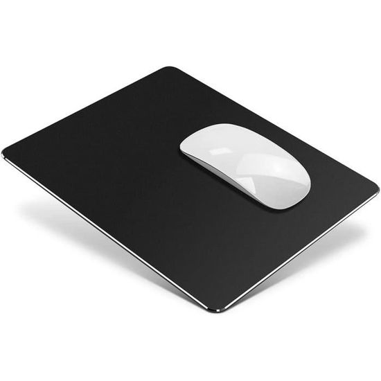 Vaydeer Tapis de Souris Rigide Tapis Mac Design Lisse et Ultra Mince, Métal  Aluminium Mouse Pad avec Wrist Rest Contr&oci123 - Cdiscount Informatique