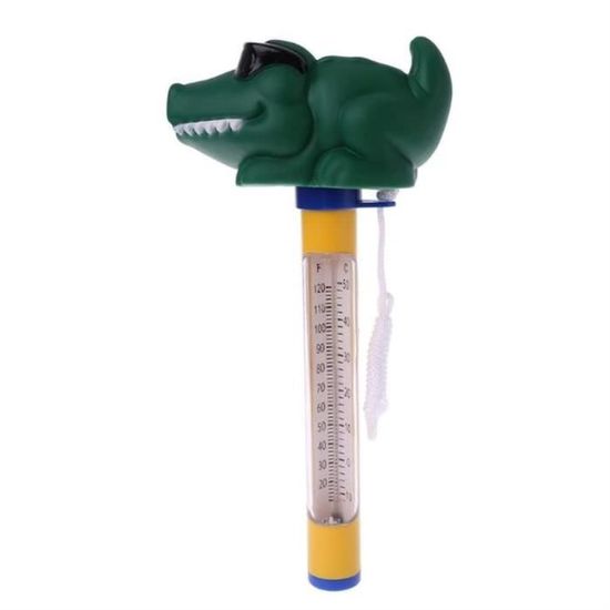 Thermomètre Flottant Pour Piscine Et Étang – Échelle Bleue, Plage -5 à +60°C, Précision 1°C, Facile à Lire