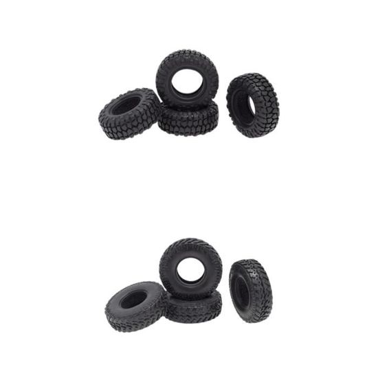 4xPneumatici Ruote in Gomma Morbida 50/54mm per 1/24 RC Auto Assiale
