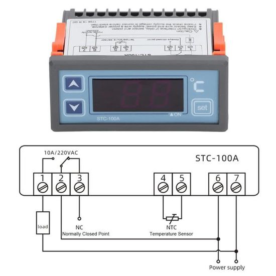 YUM Contrôleur de température intelligent Contrôleur de température à