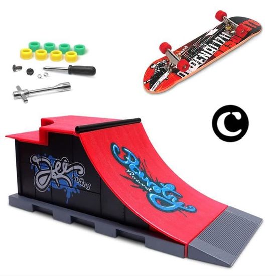 Kit de Skate de parc pour enfants, jouet d'intérieur, grande rampe de Kit de Skate de parc pour enfants, jouet d'intérieur, grande rampe de