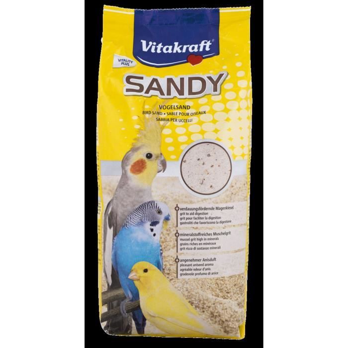 VITAKRAFT Vita sable de cage Sandy 25 kg - Pour oiseaux