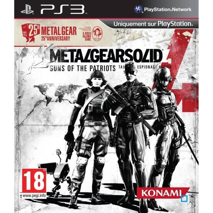 MGS 4 25th ANNIVERSARY EDITION / PS3