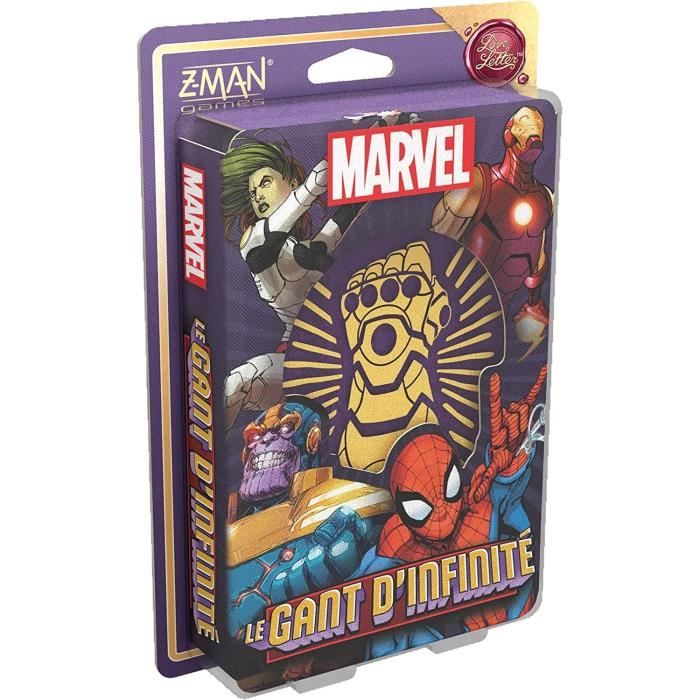 Z-Man Games | Love Letter : Marvel Le Gant d’infinité | Jeu de société | À partir de 10 ans | 2 à 6 joueurs | 20 minutes